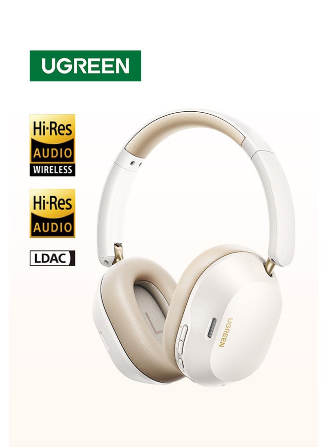 يو جرين سماعات رأس لاسلكية Hitune Max 5C، سماعات رأس فوق الأذن مع خاصية إلغاء الضوضاء التكيفية، صوت عالي الدقة، وقت تشغيل 75 ساعة، بلوتوث 5.4، قابلة للطي، مريحة - Image 1